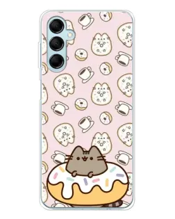 Чохол для Samsung Galaxy M16 з картинкою «Пушин на пончику» Чохол для Samsung Galaxy M16 з картинкою «Пушин на пончику»