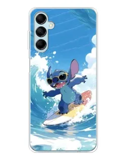 Чехол для Samsung Galaxy M16 с картинкой «Стич на волне» Чехол для Samsung Galaxy M16 с картинкой «Стич на волне»