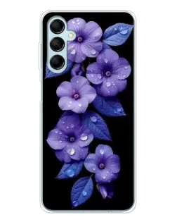 Чохол для Samsung Galaxy M16 з картинкою «Фіолетові квіти з росою» Чохол для Samsung Galaxy M16 з картинкою «Фіолетові квіти з росою»