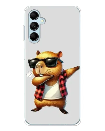 Чехол для Samsung Galaxy M16 с картинкой «Капибара рэпер даб» Чехол для Samsung Galaxy M16 с картинкой «Капибара рэпер даб»