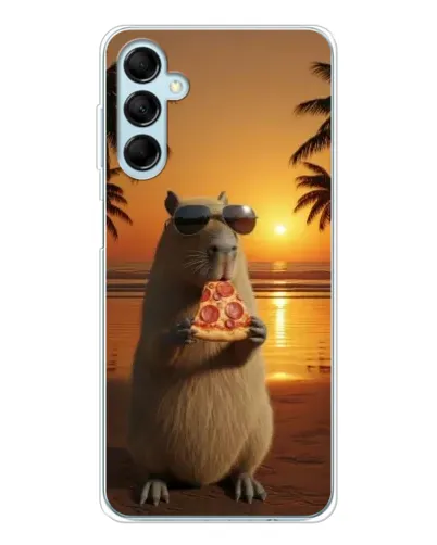 Чехол для Samsung Galaxy M16 с картинкой «Капибара с пиццей» Чехол для Samsung Galaxy M16 с картинкой «Капибара с пиццей»
