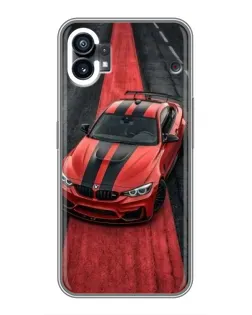 Чехол для Samsung Galaxy M17e с картинкой «BMW на красной дорожке»