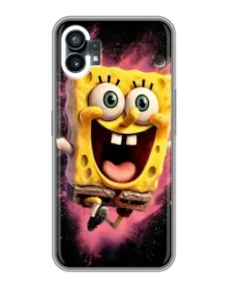 Чехол для Samsung Galaxy M17e с картинкой «Взрывной Спанч Боб»