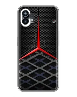 Чехол для Samsung Galaxy M17e с картинкой «Mercedes Carbon Grid»