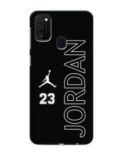 Чехол для Samsung Galaxy M21 с картинкой «Jordan Vertical»