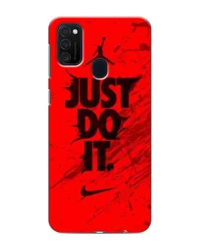 Чехол для Samsung Galaxy M21 с картинкой «Nike Just Do It» Чехол для Samsung Galaxy M21 с картинкой «Nike Just Do It»