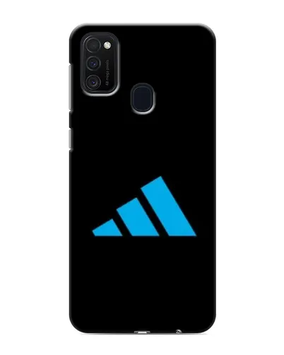 Чехол для Samsung Galaxy M21 с картинкой «Adidas Cyan Logo»