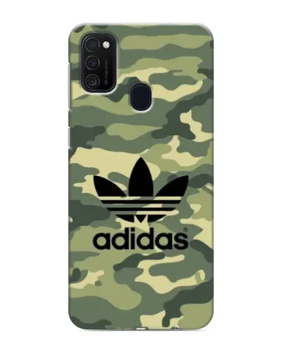 Чехол для Samsung Galaxy M21 с картинкой «Милитари стиль Adidas»