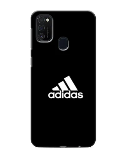 Чехол для Samsung Galaxy M21 с картинкой «Черная классика Adidas»