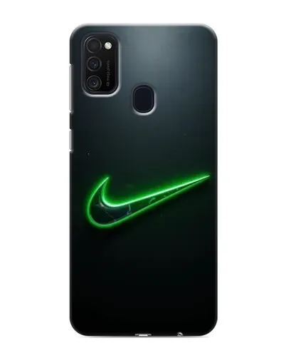 Чехол для Samsung Galaxy M21 с картинкой «Неоновый контур Nike» Чехол для Samsung Galaxy M21 с картинкой «Неоновый контур Nike»