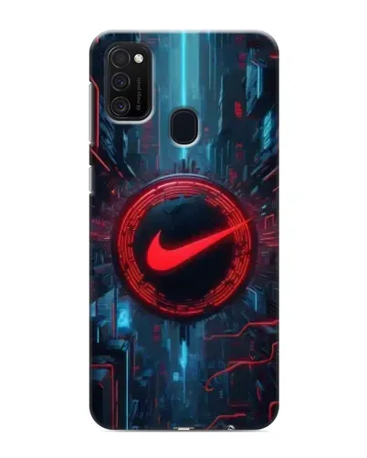 Чехол для Samsung Galaxy M21 с картинкой «Техногенный стиль Nike» Чехол для Samsung Galaxy M21 с картинкой «Техногенный стиль Nike»