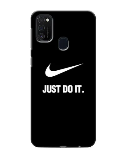 Чехол для Samsung Galaxy M21 с картинкой «Классический принт Nike» Чехол для Samsung Galaxy M21 с картинкой «Классический принт Nike»