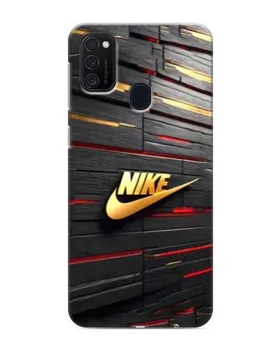 Чехол для Samsung Galaxy M21 с картинкой «Золотой Nike на металле» Чехол для Samsung Galaxy M21 с картинкой «Золотой Nike на металле»