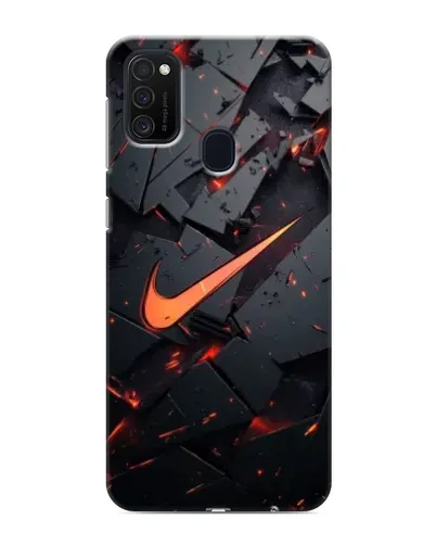 Чехол для Samsung Galaxy M21 с картинкой «Nike — эффект разломов» Чехол для Samsung Galaxy M21 с картинкой «Nike — эффект разломов»