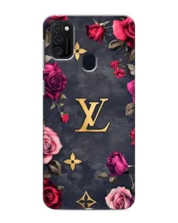 Чехол для Samsung Galaxy M21 с картинкой «Цветочный Louis Vuitton»