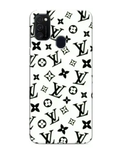 Чехол для Samsung Galaxy M21 с картинкой «Монохромный хаос LV»