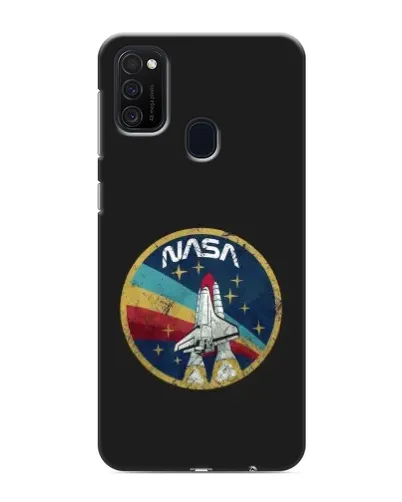Чехол для Samsung Galaxy M21 с картинкой «NASA — эмблема миссии» Чехол для Samsung Galaxy M21 с картинкой «NASA — эмблема миссии»