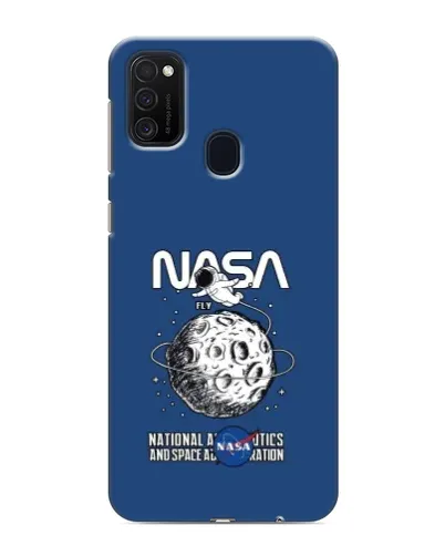 Чехол для Samsung Galaxy M21 с картинкой «NASA — лунная миссия» Чехол для Samsung Galaxy M21 с картинкой «NASA — лунная миссия»