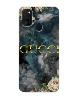 Чехол для Samsung Galaxy M21 с картинкой «Абстрактные цветы Gucci» Чехол для Samsung Galaxy M21 с картинкой «Абстрактные цветы Gucci»