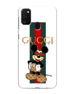 Чехол для Samsung Galaxy M21 с картинкой «Микки Маус Gucci — полосы» Чехол для Samsung Galaxy M21 с картинкой «Микки Маус Gucci — полосы»