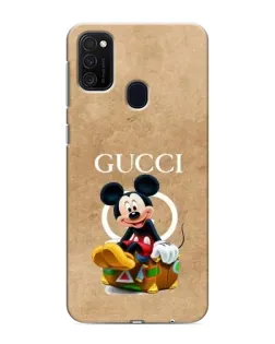 Чехол для Samsung Galaxy M21 с картинкой «Микки Маус Gucci — крафт» Чехол для Samsung Galaxy M21 с картинкой «Микки Маус Gucci — крафт»