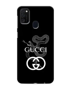 Чехол для Samsung Galaxy M21 с картинкой «Gucci — серебряная змея» Чехол для Samsung Galaxy M21 с картинкой «Gucci — серебряная змея»