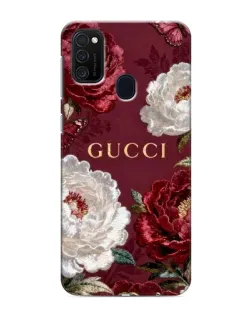 Чехол для Samsung Galaxy M21 с картинкой «Gucci — бордовые розы» Чехол для Samsung Galaxy M21 с картинкой «Gucci — бордовые розы»