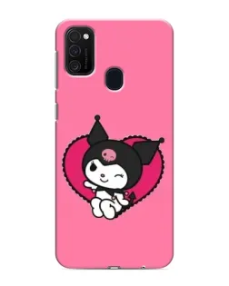Чехол для Samsung Galaxy M21 с картинкой «Kuromi — любовь в сердце»