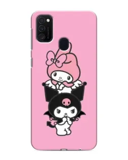 Чехол для Samsung Galaxy M21 с картинкой «My Melody и Kuromi»
