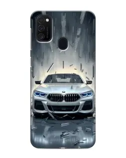 Чехол для Samsung Galaxy M21 с картинкой «BMW в свете фар» Чехол для Samsung Galaxy M21 с картинкой «BMW в свете фар»