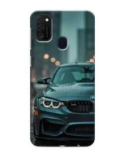 Чехол для Samsung Galaxy M21 с картинкой «BMW в огнях города» Чехол для Samsung Galaxy M21 с картинкой «BMW в огнях города»
