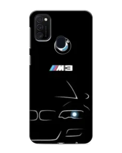 Чехол для Samsung Galaxy M21 с картинкой «Минималистичный принт BMW M3» Чехол для Samsung Galaxy M21 с картинкой «Минималистичный принт BMW M3»