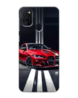 Чехол для Samsung Galaxy M21 с картинкой «Красная BMW на дороге» Чехол для Samsung Galaxy M21 с картинкой «Красная BMW на дороге»