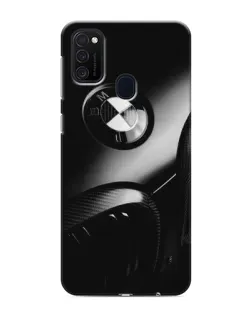 Чехол для Samsung Galaxy M21 с картинкой «Эмблема BMW — макро» Чехол для Samsung Galaxy M21 с картинкой «Эмблема BMW — макро»