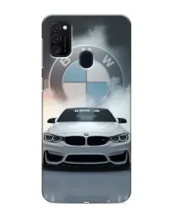 Чехол для Samsung Galaxy M21 с картинкой «BMW в белом дыму» Чехол для Samsung Galaxy M21 с картинкой «BMW в белом дыму»