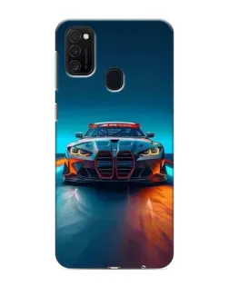 Чехол для Samsung Galaxy M21 с картинкой «BMW — огни неона» Чехол для Samsung Galaxy M21 с картинкой «BMW — огни неона»
