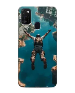 Чехол для Samsung Galaxy M21 с картинкой «PUBG — свободное падение» Чехол для Samsung Galaxy M21 с картинкой «PUBG — свободное падение»