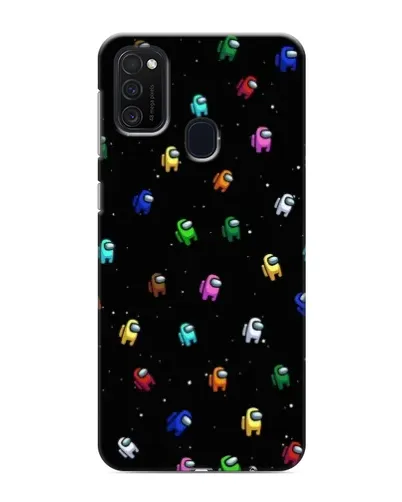 Чехол для Samsung Galaxy M21 с картинкой «Экипаж Among Us»