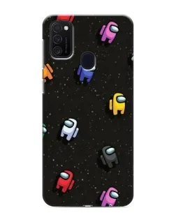 Чехол для Samsung Galaxy M21 с картинкой «Космический паттерн Among Us» Чехол для Samsung Galaxy M21 с картинкой «Космический паттерн Among Us»