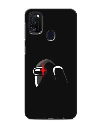 Чехол для Samsung Galaxy M21 с картинкой «Among Us шлем»