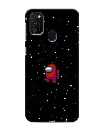 Чехол для Samsung Galaxy M21 с картинкой «Красный Among Us»