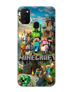 Чехол для Samsung Galaxy M21 с картинкой «Замок Minecraft» Чехол для Samsung Galaxy M21 с картинкой «Замок Minecraft»