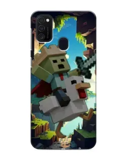 Чехол для Samsung Galaxy M21 с картинкой «Стив и гусь» Чехол для Samsung Galaxy M21 с картинкой «Стив и гусь»