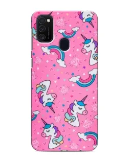 Чохол для Samsung Galaxy M21 з картинкою «Unicorn паттерн рожевий» Чохол для Samsung Galaxy M21 з картинкою «Unicorn паттерн рожевий»
