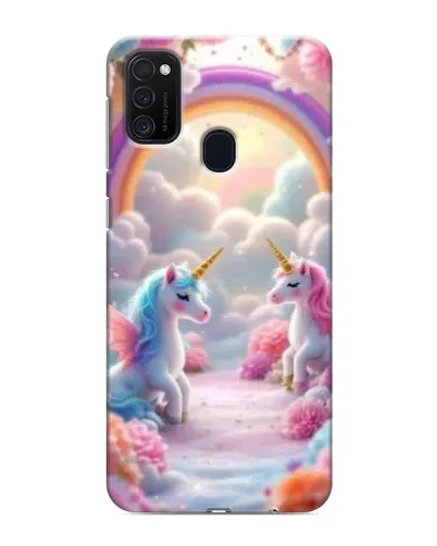 Чехол для Samsung Galaxy M21 с картинкой «Радуга и единороги» Чехол для Samsung Galaxy M21 с картинкой «Радуга и единороги»