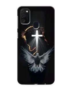 Чехол для Samsung Galaxy M21 с картинкой «Голубь и Свет»