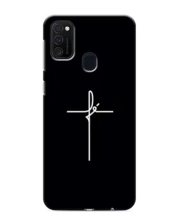 Чехол для Samsung Galaxy M21 с картинкой «Тонкий крест»