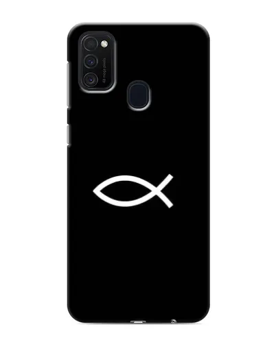 Чехол для Samsung Galaxy M21 с картинкой «Символ рыбы Jesus» Чехол для Samsung Galaxy M21 с картинкой «Символ рыбы Jesus»