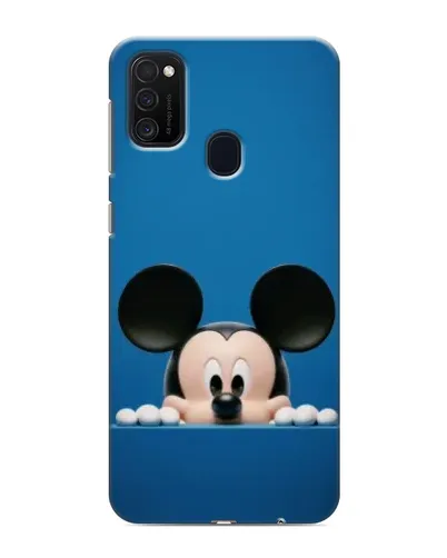 Чехол для Samsung Galaxy M21 с картинкой «Микки выглядывает» Чехол для Samsung Galaxy M21 с картинкой «Микки выглядывает»