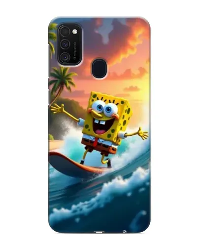 Чохол для Samsung Galaxy M21 з картинкою «Губка Боб серфінгіст» Чохол для Samsung Galaxy M21 з картинкою «Губка Боб серфінгіст»